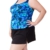 Attraco Damen Groß Größe Push-up Tankini Oberteil Blauer Badeanzug 56 - 