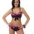 Baymate Damen Plus Size Bikini Set Elegant Bequem Badebekleidung Pink 3XL -