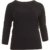 Dünner Pullover mit Inside-Out-Nähten in schwarz in Übergrößen (XL) von Elena Miro -