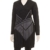 Long-Pullover mit Muster in schwarz/grau in Übergrößen (XXL) von Elena Miro - 