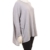 Oversized Pullover in grau in Übergrößen (XL) von Yoek - 