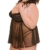 VIARDI® Zauberhaftes Plus Size Neglige in schwarz (XL - XXL) -