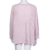 WOCACHI Damen Frauen Langarm Knit Long Top Pullover Stricken mit V-Ausschnitt lose beiläufige Pullover Rosa (XL, Rosa) - 